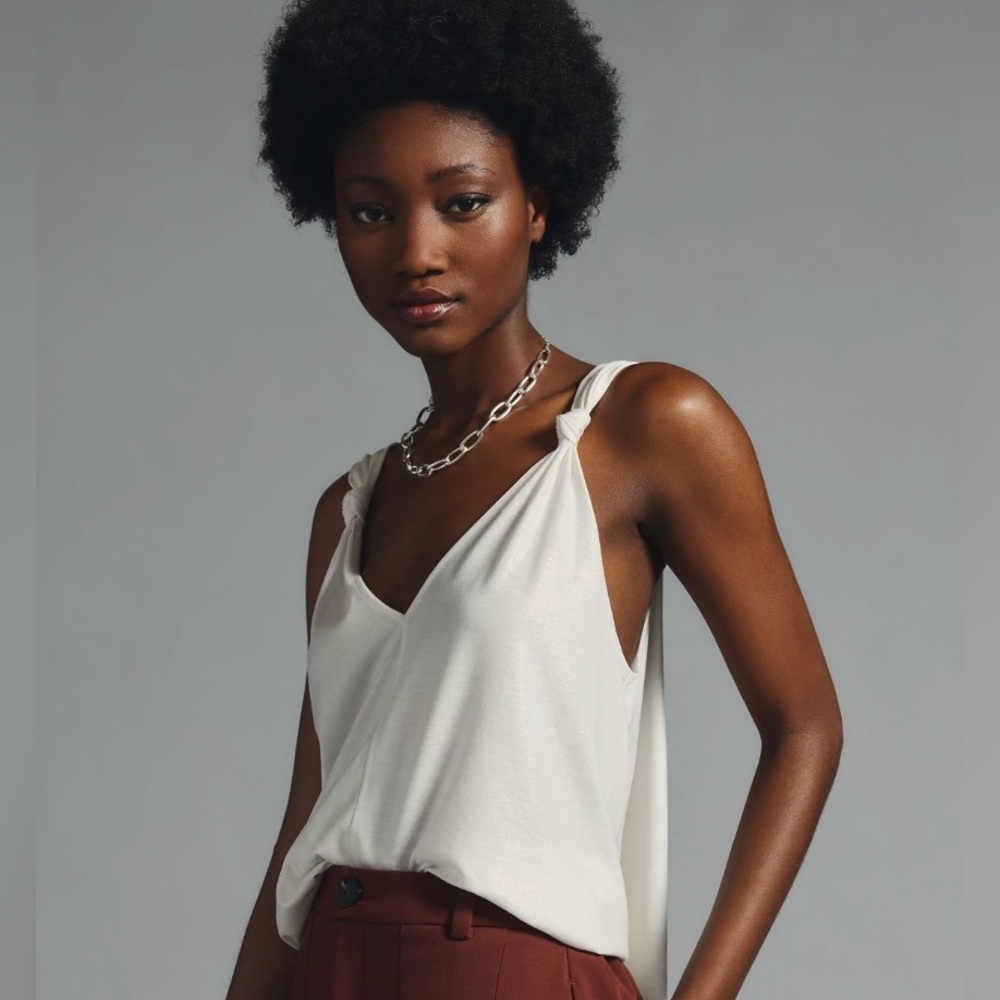NWT Anthropologie Shine Knot Tank